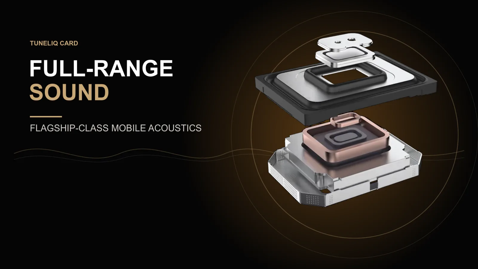 The sound system inside Tuneliq Card
